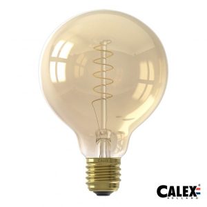 Calex E27 LED Spiral Globe Bulb (Dimmable)