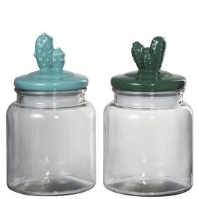 Cactus Top Storage Jar