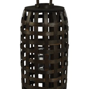 Dark Brown Bamboo Lantern