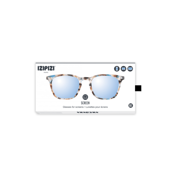 Izipizi Model E Screen Protection Glasses Blue Tortoise