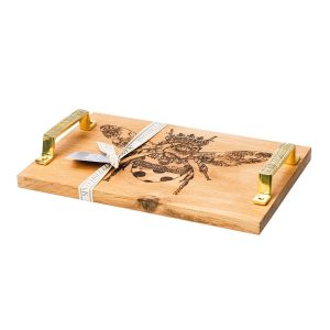 Patterned Queen Bee Serving Tray