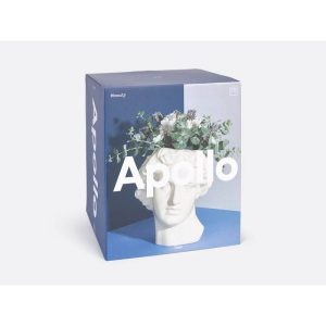 Apollo White Ceramic Vase