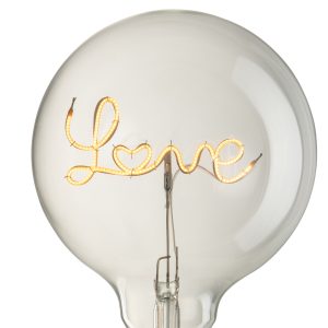 Love LED Transparent Bulb