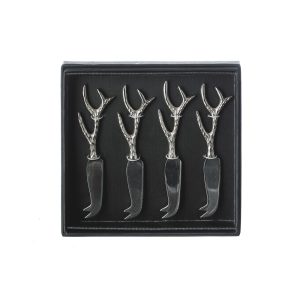 Set of 4 Mini Antler Cheese Knives
