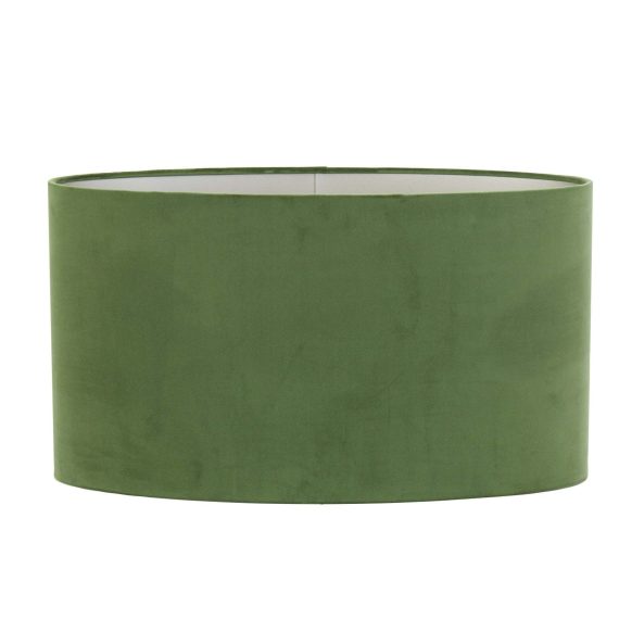 Dusty Green Velour Oval Lampshade 70cm