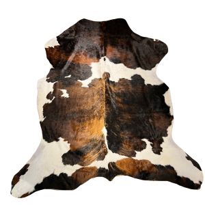 Medium Tri Colour Cow Hide Rug