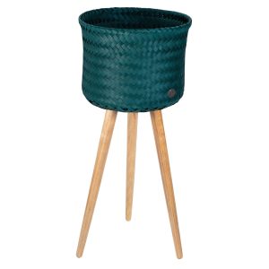 Blue Green Up High Plant Basket Stand