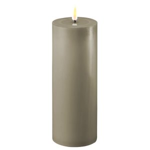 Sand 7.5x20cm Battery Operated LED Candles
