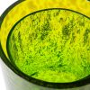 Green Cheetah Glass Vase