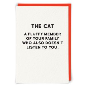 Greetings Card The Cat