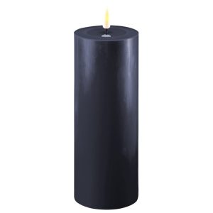 Battery Operated LED Candle 7.5x20cm Royal Blue