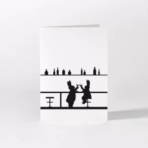 Cocktail Rabbit Card