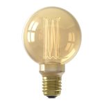 Calex E27 LED Filament G80 Gold Globe Bulb (Dimmable)