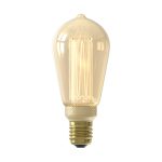 Calex E27 LED Filament Rustic Shape Bulb Warm White (Dimmable)