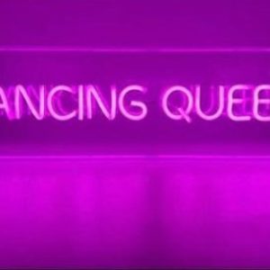 LED Neon Acrylic Box 'Dancing Queen'