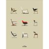 Le Duo Chairs Greetings Card