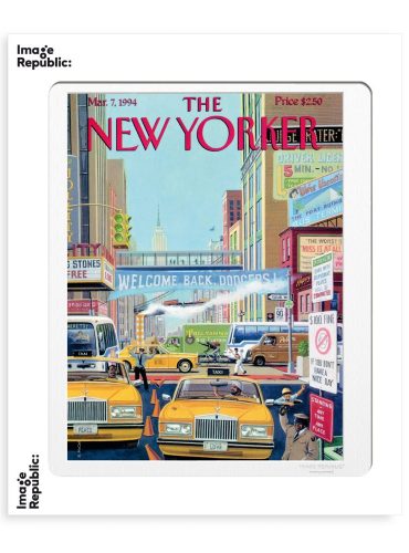 Framed The Newyorker 10 McCall Taxi Print