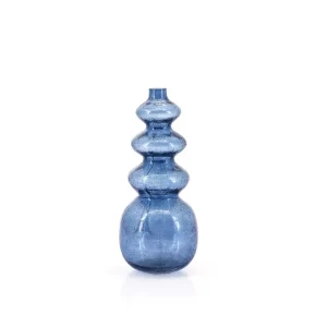 Medium Blue Viva Glass Vase