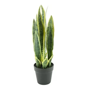 Small Faux Sansevieria in Pot