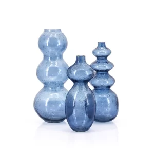 blue viva vases