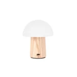 Mini Alice Mushroom Lamp White Ash