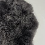 Icelandic Shorn Sheepskin Rug Dyed Grey