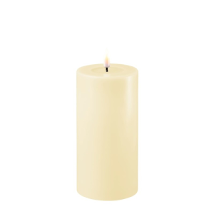 Cream Battery Operated LED Candle 7.5cmx15cm