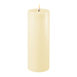Cream Battery Operated LED Candles 7.5x20cm