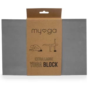 Grey Extra Large Foam Yoga Block