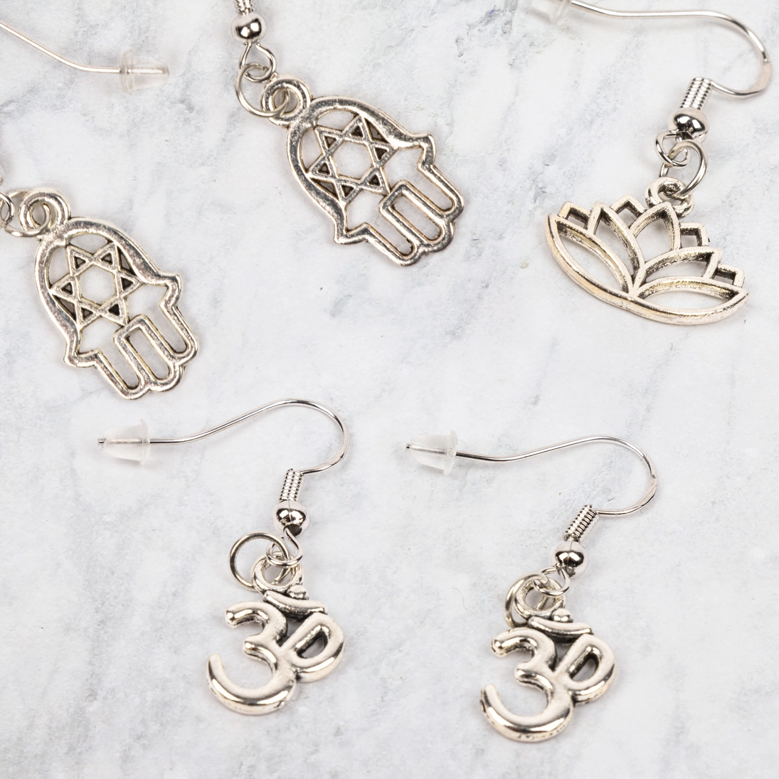 Hamsa Earrings