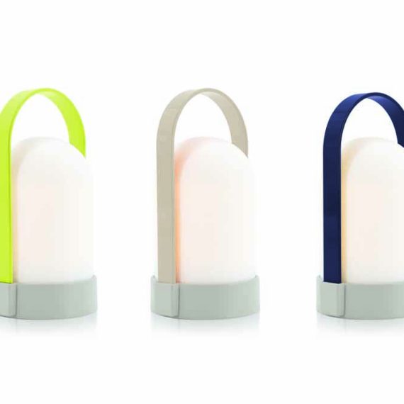 Set of 3 URI Piccolos Lamps Neutrals