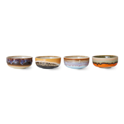 70's Ceramic Tapas Bowls -Set of 4