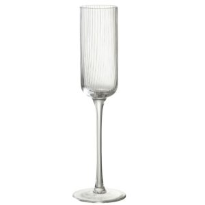 Louise Verre Ribbed Champagne Glass
