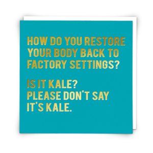 Greetings Card Kale