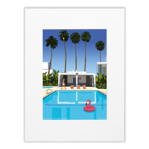 Framed Paulo Mariotti Palm Springs Print 30x40cm