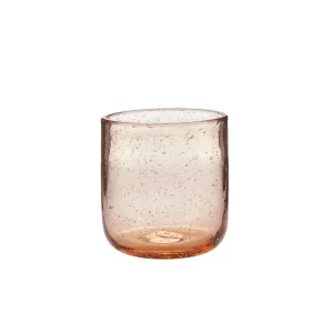 Rose Pink Water Glass