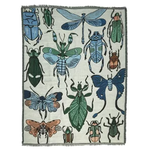 Insect Printed Throw
