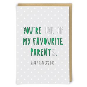Greetings Card Parent Fathers Day