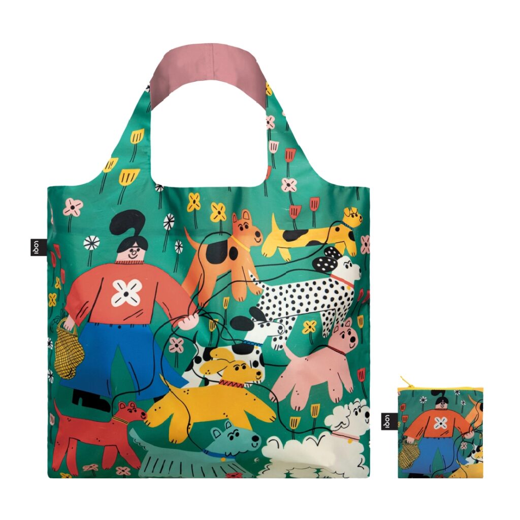 Loqi Tess Smith-Roberts Dog Walking Recycled Bag