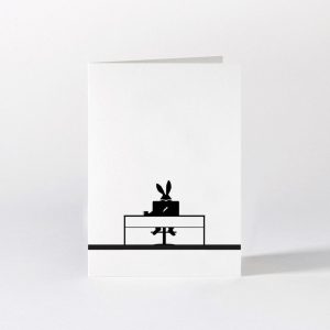 Working Rabbit Card