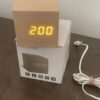 Ex Display Cube Maple Click Clock