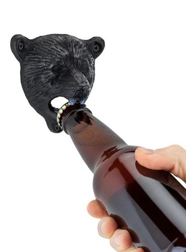 Wall Mounted Bear Bottle Opener