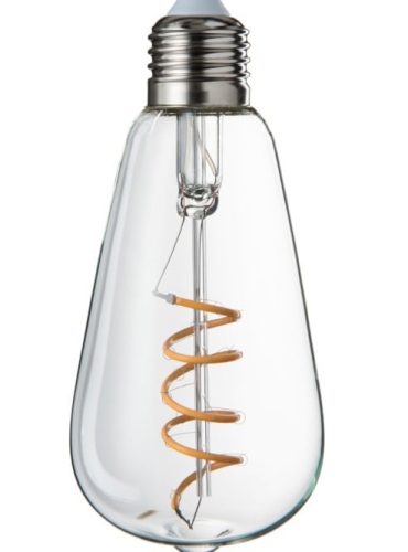 LED E27 Transparent Spiral Bulb