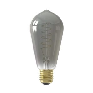 Calex E27 LED Flex Filament Titanium Rustic Bulb