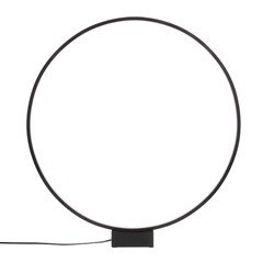Black Luminous Circle Table Lamp