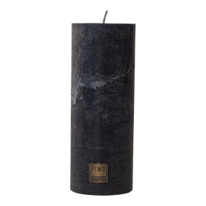 Rustic Night Blue Pillar Candle 18x7cm