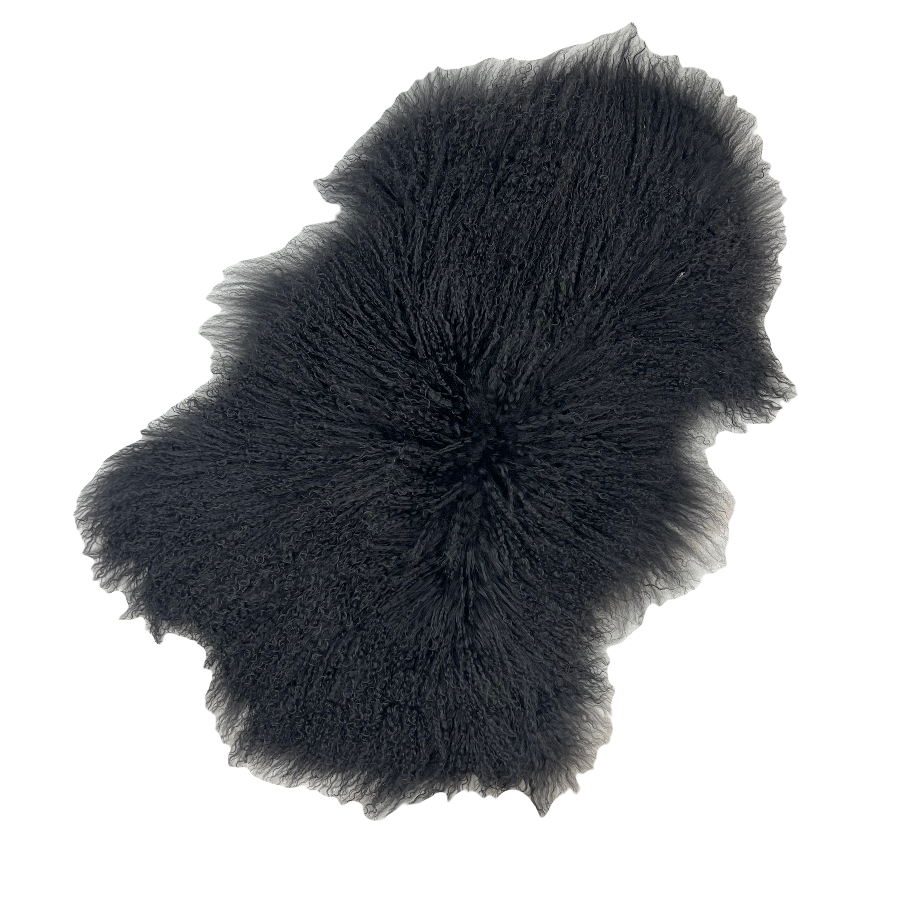 Dark Grey Tibetan Sheepskin Rug