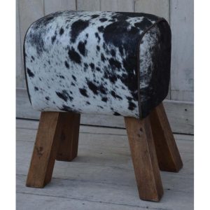 Small Cowhide Pommel Horse Bench