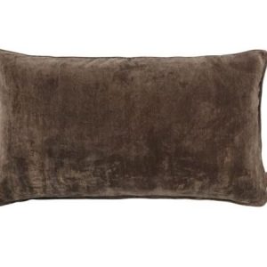 Chestnut Long Velvet Cushion