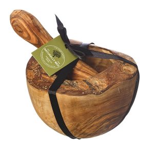 Olive Wood Pestle & Mortar Set